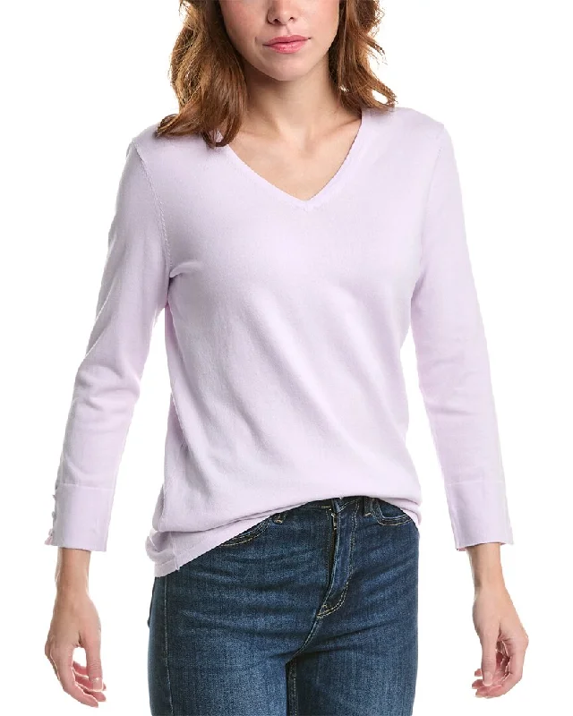Performance Knit TopsEdinburgh Knitwear Classic V-Neck Sweater