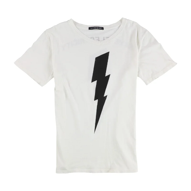 Punk T-ShirtsWhitehorse Womens Save Electricity Graphic T-Shirt, White, Medium