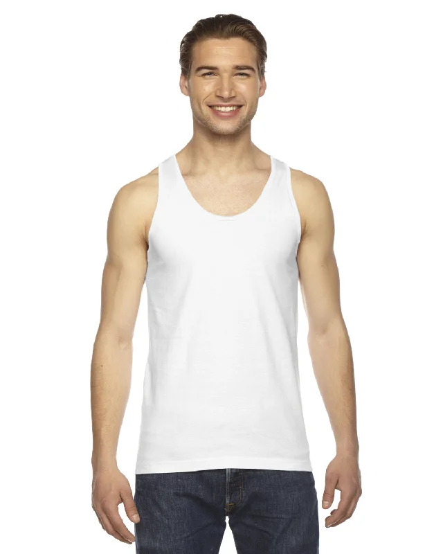 American Apparel 2408 Unisex Fine Jersey USA Made TankMetallic Shirts