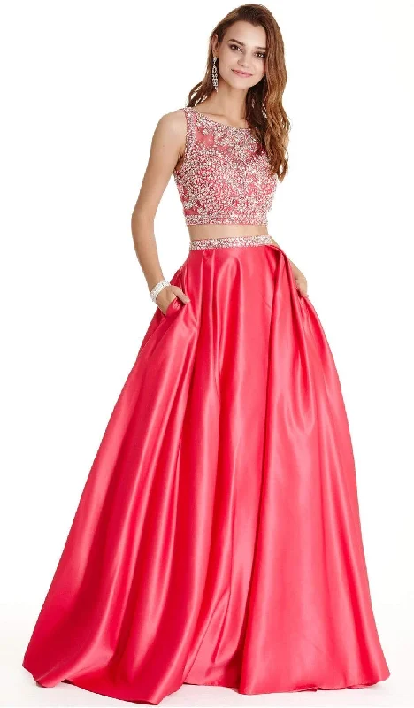 TightstrapTrevi Collection - Two Piece Illusion Bateau Evening Ballgown
